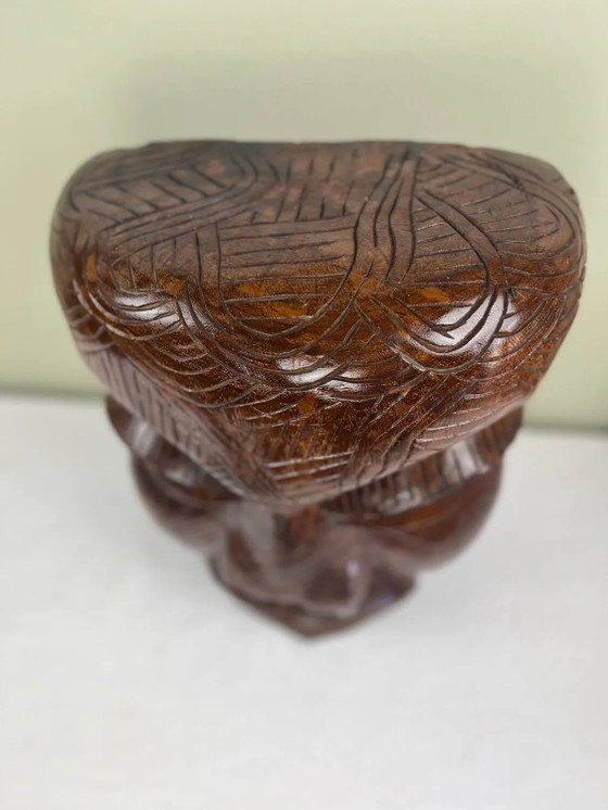 Handgefertigte afrikanische Maske – Wanddekoration, Wood (photo 7 of 14)