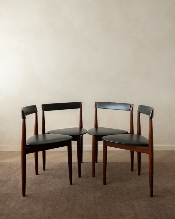 Ensemble de Salle à Manger Roundette Mid Century en Teck par Hans Olsen pour Frem Røjle, 1950s, Set de 5 (photo 9 of 25)
