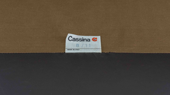 Image 1 of Cassina Maralunga 3-Sitzer-Sofa aus Leder von Vico Magistretti
