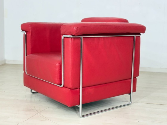 Image 1 of Züco Carat leren fauteuil rood