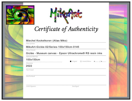 Image 1 of MikoArt-Giclée-02/Series-150x100cm-0145