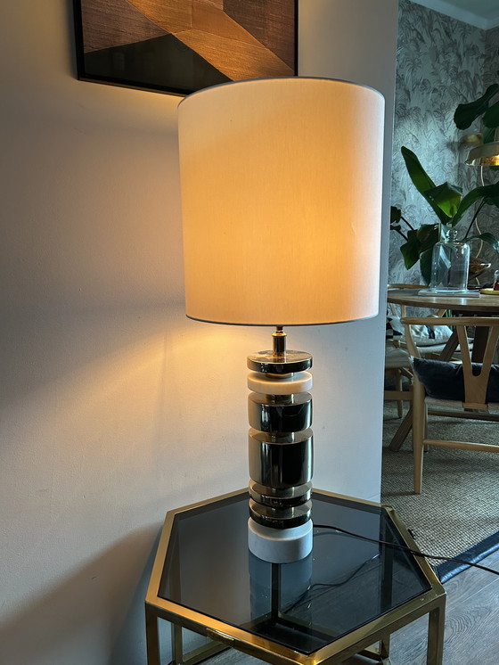 Image 1 of Richmond Interiors – Set luxe goud marmer tafellampen