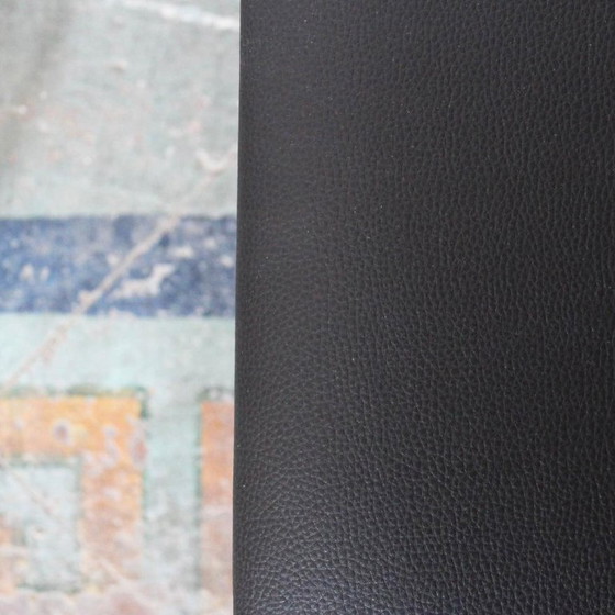 Image 1 of Set di 4 sedie da pranzo vintage cromate, in acciaio cromato e similpelle, Italia, 1970