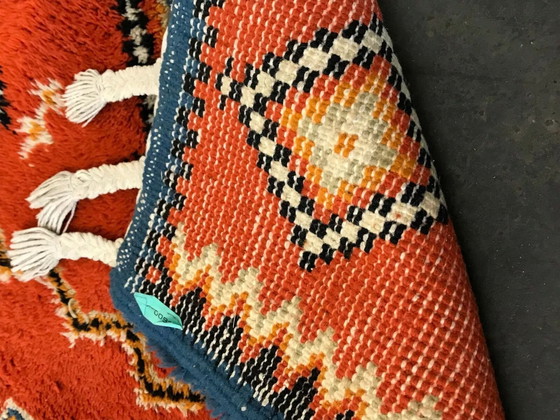 Image 1 of 60s 70s runner Carpet Rug Space Age Flower Power Design 60s 70s