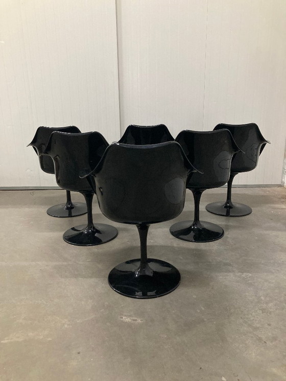 Image 1 of 6 replica Saarinen Tulip stoel 1940 met armleuning