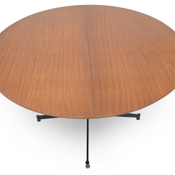 Image 1 of Round table with teak top, 1950s