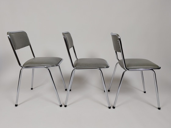 Image 1 of Satz von 3 Tavo Stühlen, 1970er Jahre