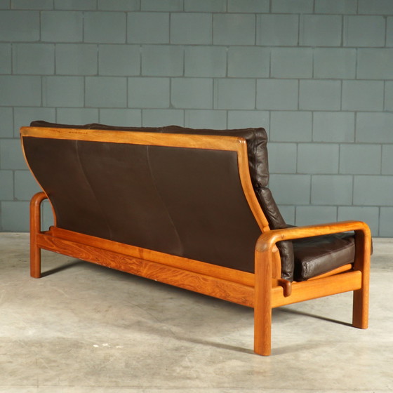 Image 1 of Dänisches Dreisitzersofa - L. Olsen & Son - Teakholz - 1960er Jahre