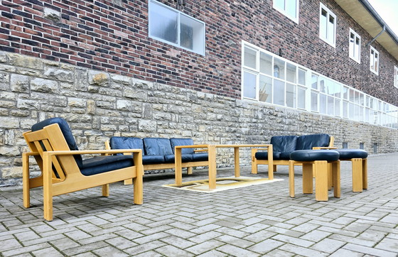 Image 1 of Asko jaren 60 Scandinavische zitgroep: bank, fauteuil en zitbanken in vintage stijl