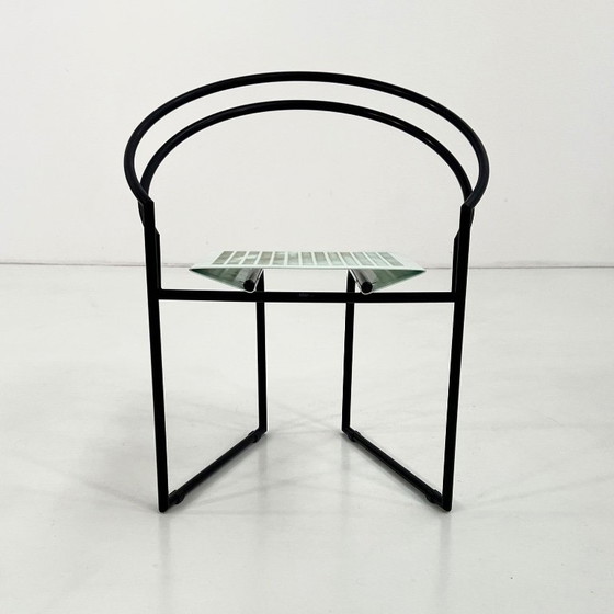 Black & Mint La Tonda Chair By Mario Botta For Alias, 1980s – Side chairs, Metal (photo 4 of 11)