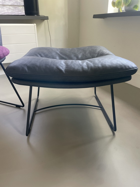 KFF - Arla Lounge sled base with footstool – Armchairs, Metal, Textile (photo 2 of 6)