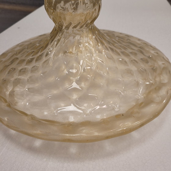 Image 1 of Lámpara De Pie, Cristal De Murano Y Polvo De Oro, Barovier & Toso, 50’S – Italia