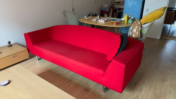 Divano di design Topform – Rosso, 3 posti – Design olandese senza tempo – Divani 3 posti, Textile (photo 3 of 12)