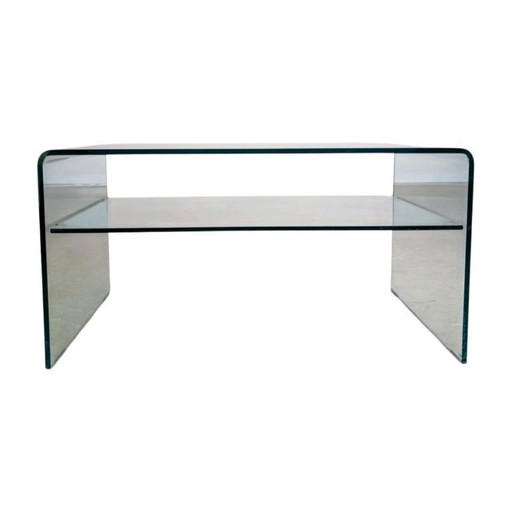 Original glass coffee table Sovet Italia Design side table