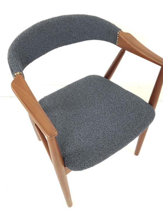 Image 1 of Set di 2 sedie danese vintage Farstrup blu Thomas Harlev