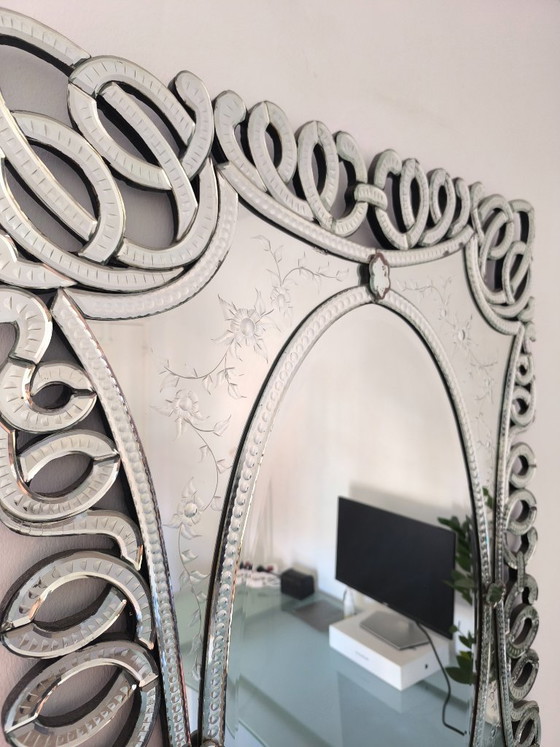 Venetian-style mirror, Glass, Grey (photo 3 of 5)