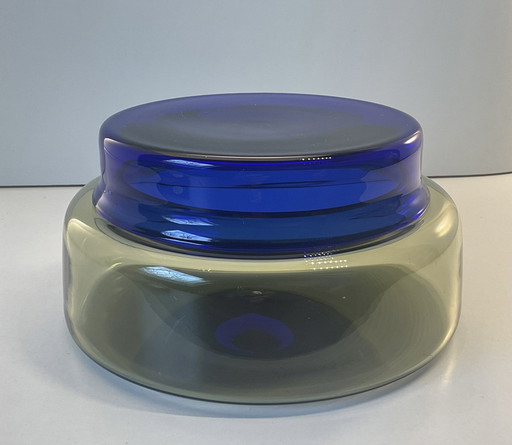 Pot de conservation Blåtopp par Willy Johansson pour Hadeland Glassverk
