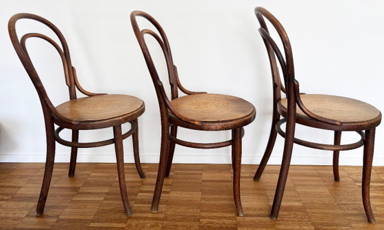 3 sedie vintage Thonet Café n. 14 – Sedie da pranzo, Wood (photo 2 of 10)