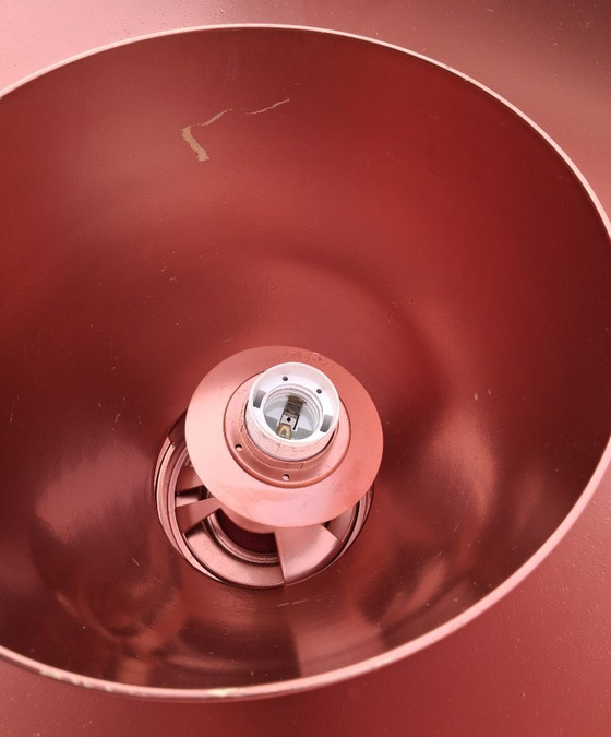 Image 1 of Lampada a sospensione 365+ rotonda 60cm, nera all'esterno, color rame all'interno