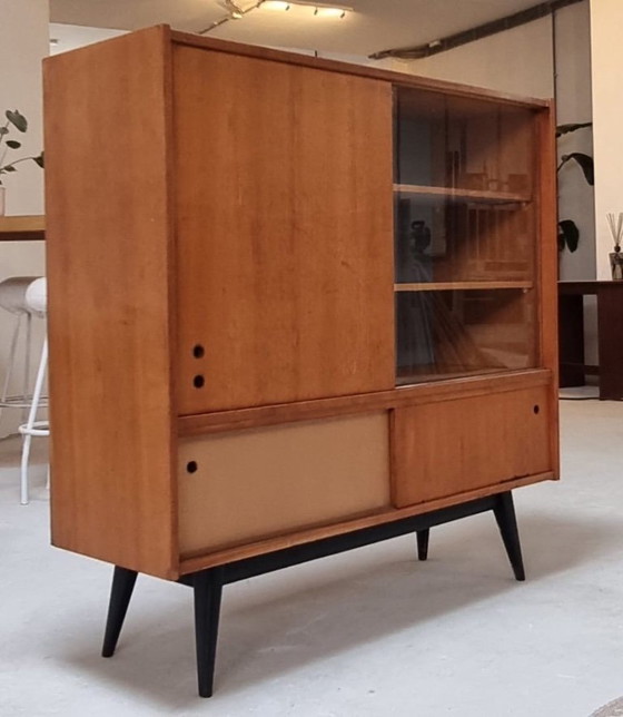 Image 1 of Mid-century display cabinet