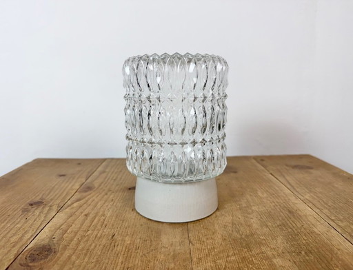 Plafonnier vintage en porcelaine blanche, années 1970 – plafondlampen, Ceramic, Glass (photo 2 of 13)