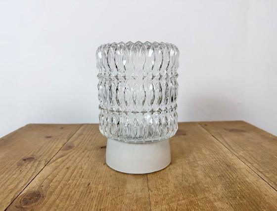 Plafonnier vintage en porcelaine blanche, années 1970 – Ceramic, Glass (photo 2 of 13)
