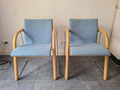 2 chaises Thonet – stoelen fauteuils, Metal, Textile
