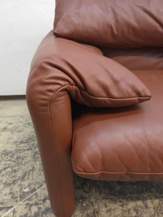 Divano di design a tre posti Cassina Maralunga, divano in pelle – Divani 3 posti, Leather, Modern (photo 11 of 15)