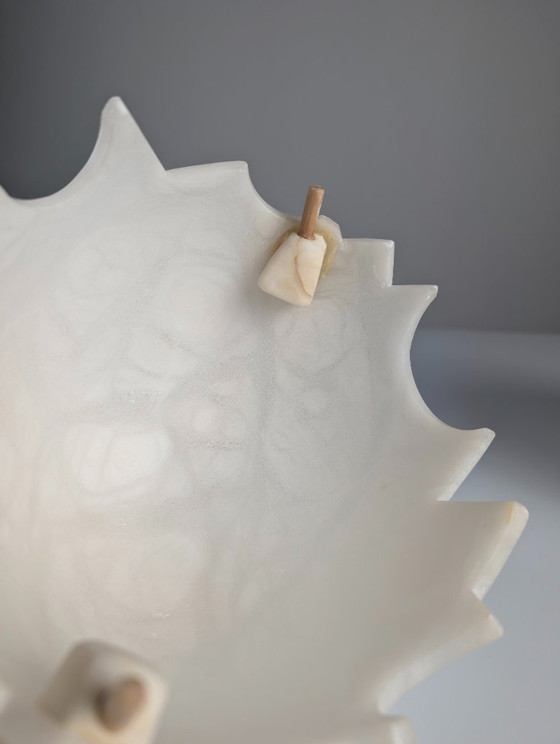 Marco Ricciardi Broken Egg Alabaster Table Lamp Sculpture, Italy, 1980s – Metal, Plastic (photo 21 of 21)