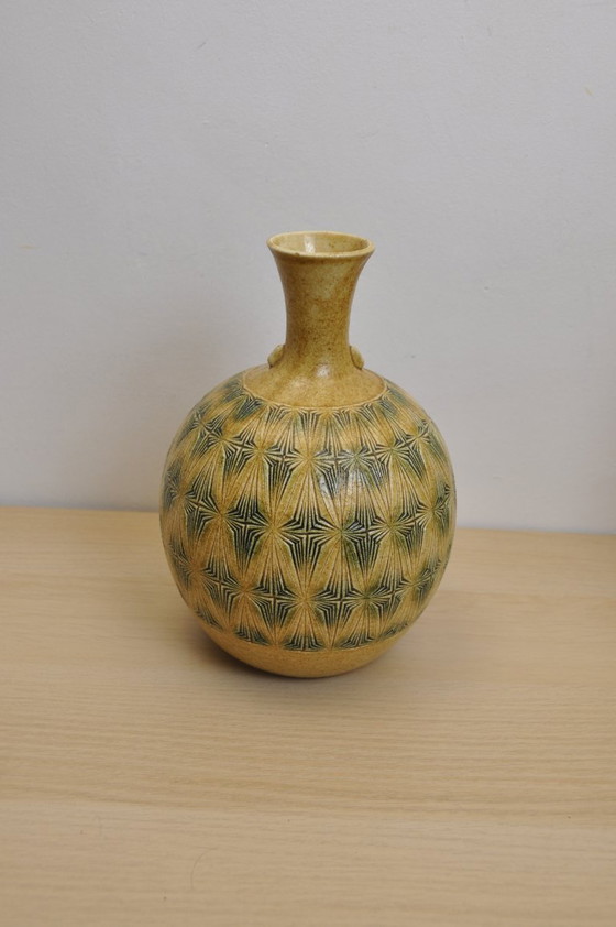 Image 1 of Vase - Kato Touzabrou Akazu-oven Kizeto - Japan
