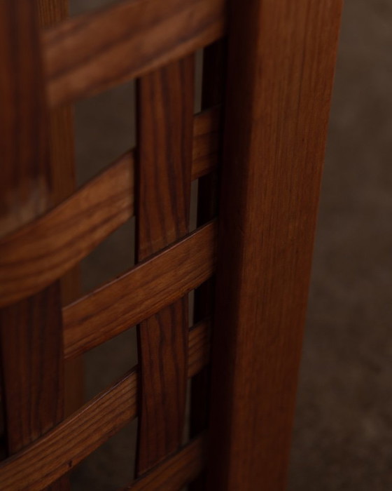 Image 1 of Divisorio per stanza vintage in legno di pino, divisorio per stanza a 3 parti