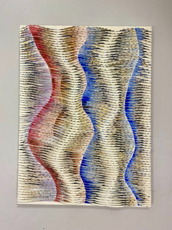 Image 1 of Tableau sculpture art textiles Ref : Akiko