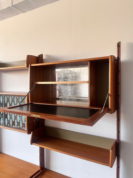 Image 1 of Libreria modulare di John Texmon, Norvegia, anni '60.