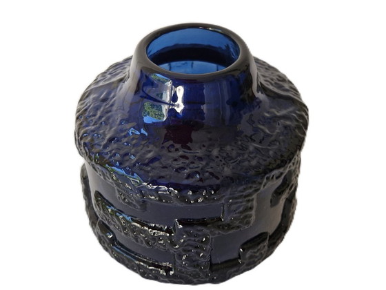 Image 1 of Ruda Glasbruk - Zware vaas van Rune Augustsson - 60s