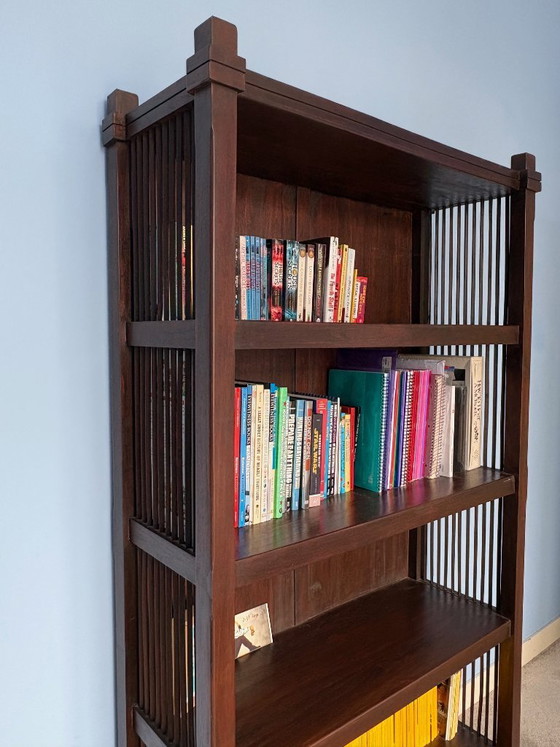 Image 1 of Teak bookcase, x2