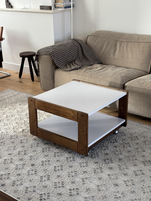 Cees Braakman (1917-1995), a wenge or Douglas fir and formica coffee table for Pastoe