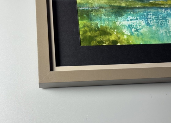 Eugène Eechaut (1928-2019) - Watercolor on Paper, Hand Signed, Dated and Framed – Paintings & Drawings, Glass (photo 7 of 15)