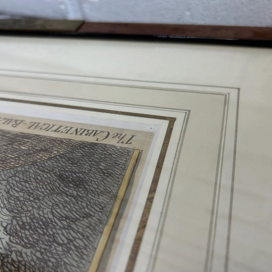 Image 1 of Raro originale colorato a mano - L'equilibrio del gabinetto - James Gillray (1757-1815)