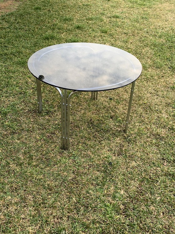 Mid-Century Buisframe Chroom Salontafel, jaren 60 – Koffietafelboeken, Mid Century Modern (photo 3 of 4)