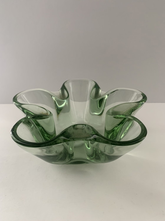 Image 1 of Posacenere Wilhelm Wagenfeld, posacenere, factotum, VLN, WMF Vereinigte Lausitzer Glaswerke in Weißwasser, design Bauhaus