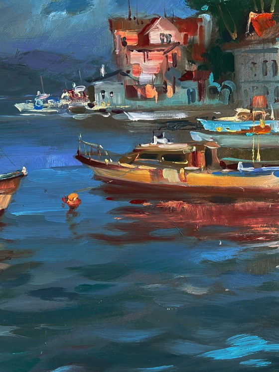 Image 1 of River Ships near the Shore