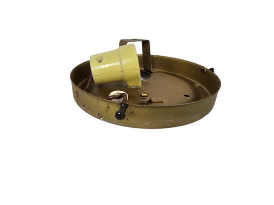 Image 1 of Glashütte Limburg - Ambra - lampada da soffitto - vetro - metallo - anni '70