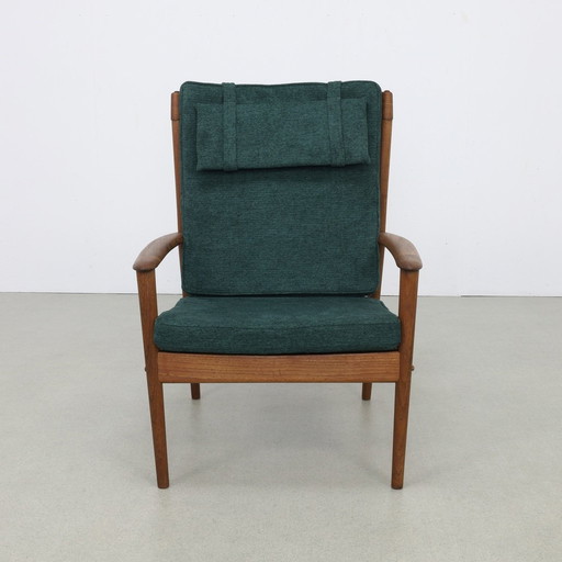 Vintage Armchair Teak Grete Jalk P. Jeppesens Møbelfabrik, 1960S