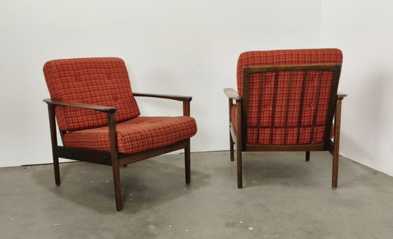 Image 1 of Deens design teak relax fauteuil