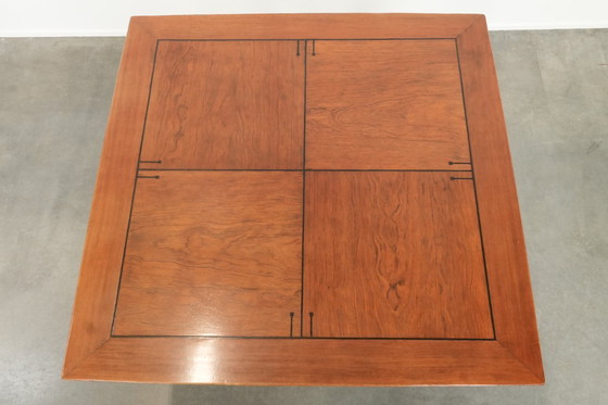 Image 1 of Tavolo da pranzo quadrato Schuitema dal design Art Déco, della serie Decoforma.