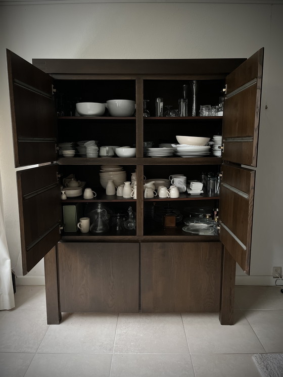 Image 1 of Armario de almacenamiento Goossens, color arcilla transparente - Armario para vajilla