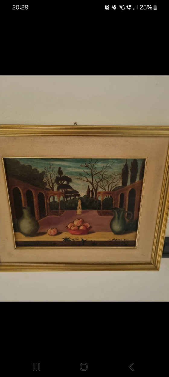 Oil Painting on Canvas - Still Life / Metaphysics (1984) – Paintings & Drawings (photo 3 of 5)