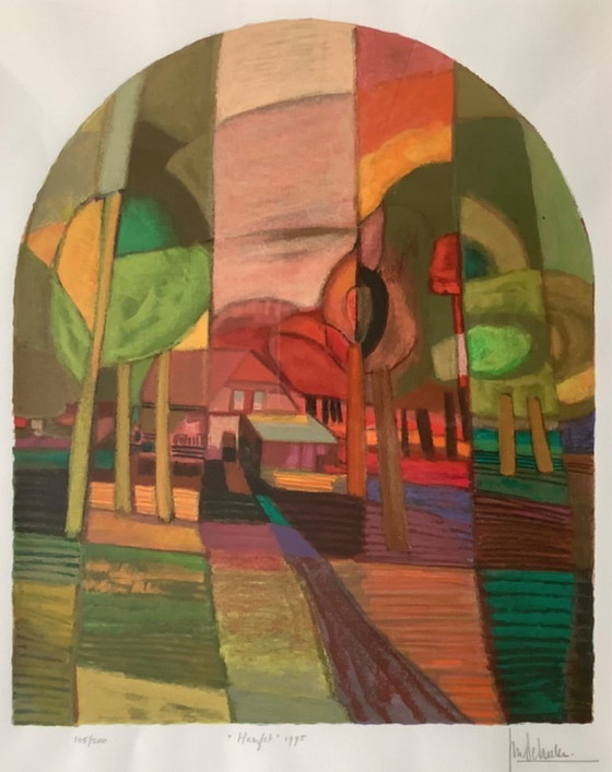 Image 1 of Serigrafía "Otoño" de Ton Schulten