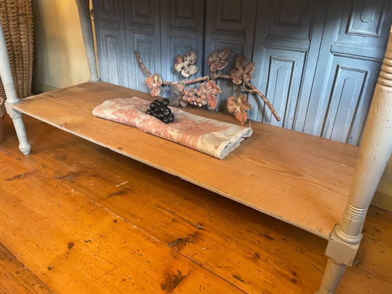 Image 1 of Beistelltisch Wandtisch doppelt Plateau Französisch