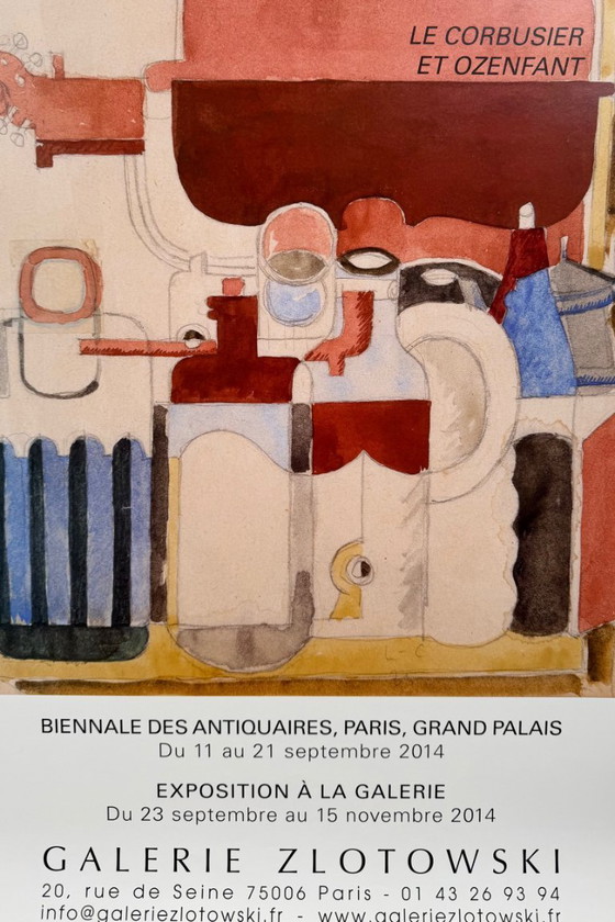 Image 1 of Le Corbusier, Nature morte puriste, 1925, copyright FLC/Adagp, Parigi, 2014, manifesto della mostra 2014, stampato in Francia